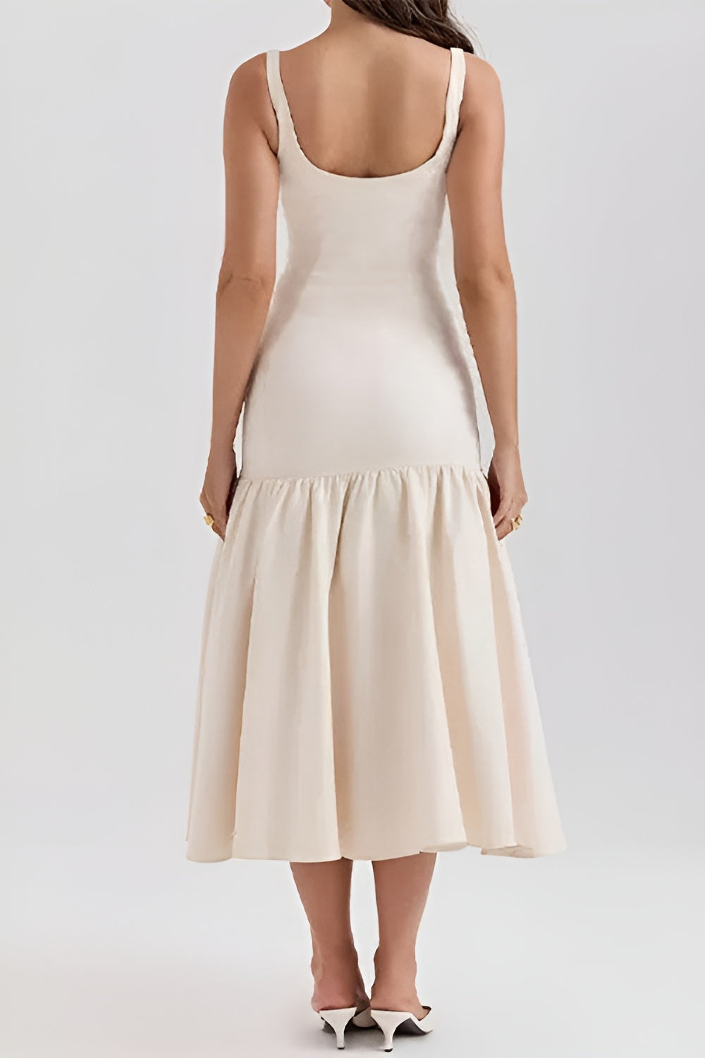 Freja™ | Elegant Figurnära Midiklänning
