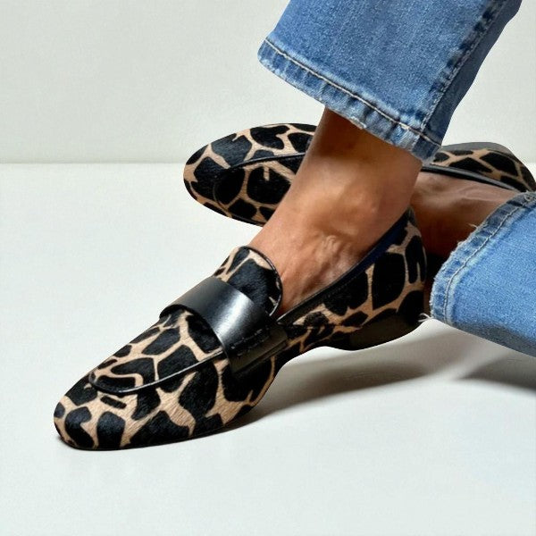 Ebba™ | Tidlös Leopardloafer