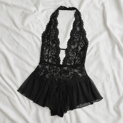 Lova™ | Sexig Genomskinlig Bodysuit i Spets