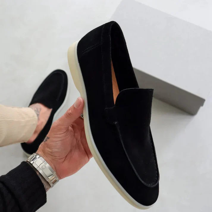 Axel™ | Eleganta loafers i mocka