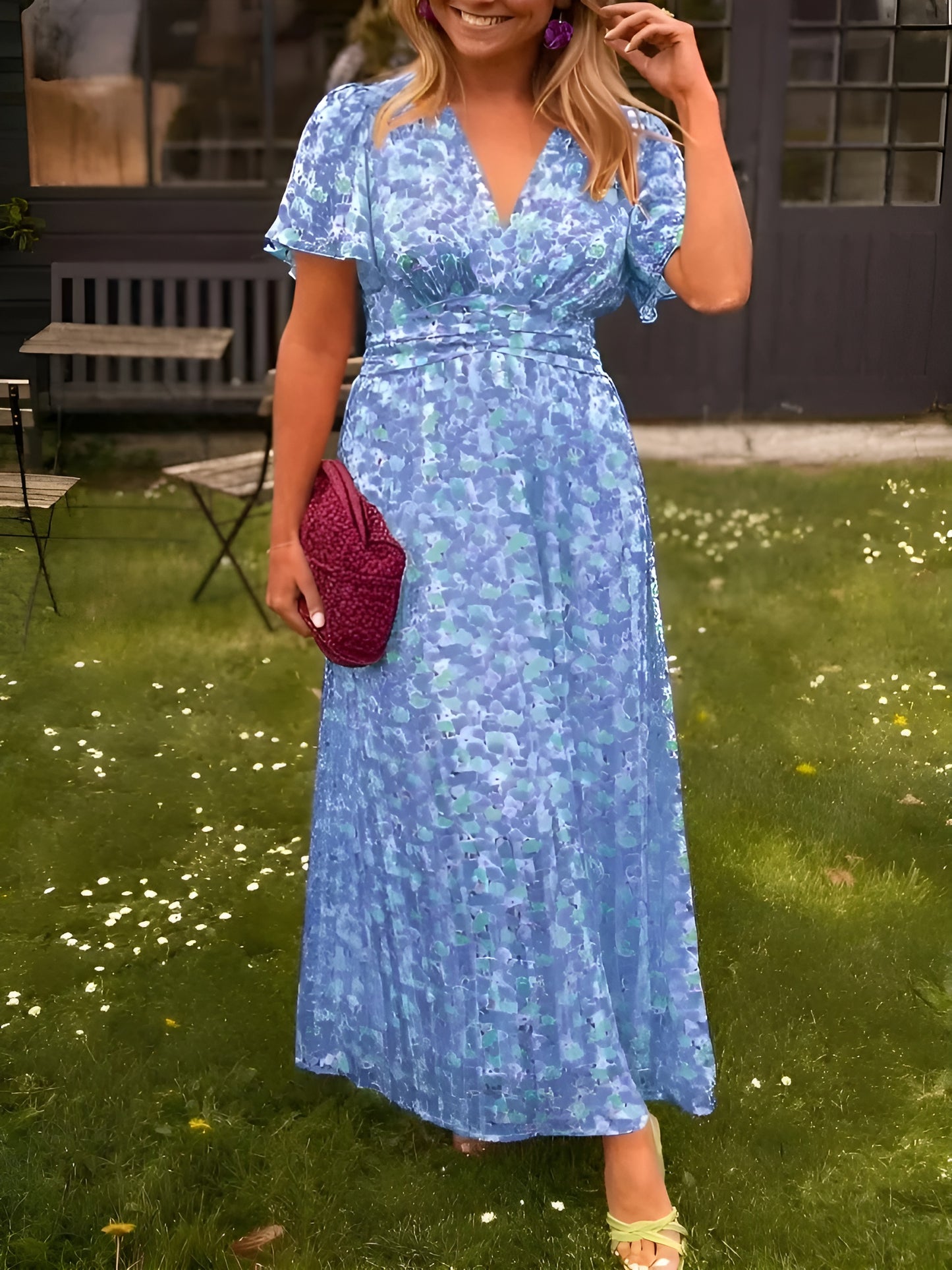 Elisabeth™ | Luftig blommig klänning