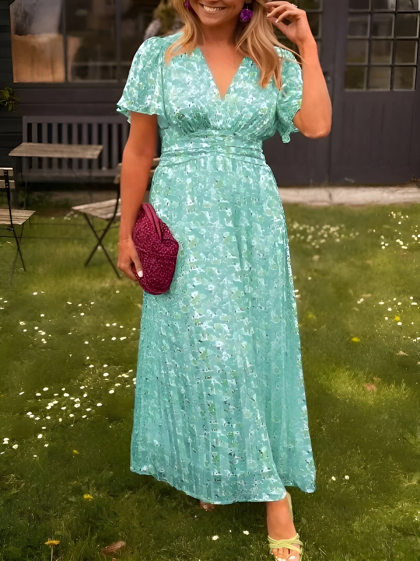 Elisabeth™ | Luftig blommig klänning