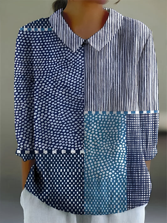 Ellinor™ | Färgglad blus