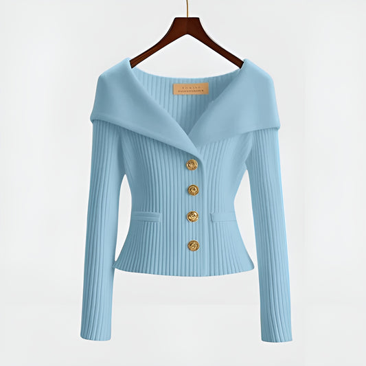 Josefin™ | Chic Stickad Tröja