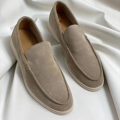 Axel™ | Eleganta loafers i mocka