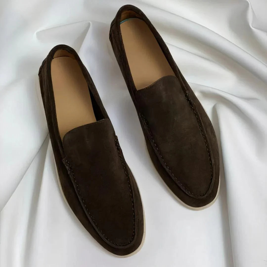 Axel™ | Eleganta loafers i mocka