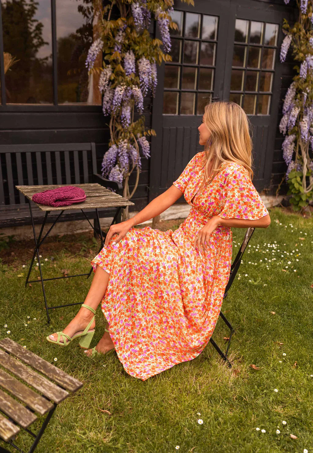 Elisabeth™ | Luftig blommig klänning