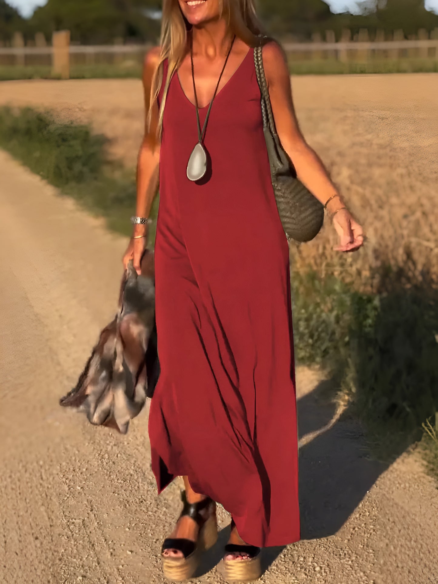 Alma™ | Luftig och elegant maxiklänning